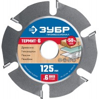 ЗУБР Термит-6, Ø 125 мм, 6 резцов, диск пильный для УШМ 36858-125