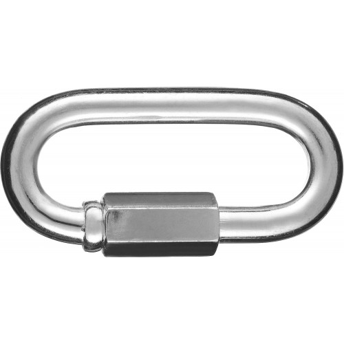 ЗУБР 12 мм, 1 шт., оцинкованный, карабин винтовой с муфтой 304536-12
