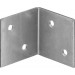 ЗУБР 40х40х40х1.5 мм, белый цинк, УМШ-1.5, уголок мебельный широкий 31034-40