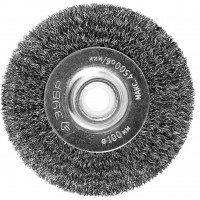 ЗУБР Ø 100 мм, щетка дисковая для точильно-шлифовального станка 35185-100_z02 Профессионал