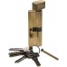 ЗУБР 90 мм, 6-PIN, 5 шт., тип ключ-завертка, механизм цилиндровый ЭКСПЕРТ 52107-90-2