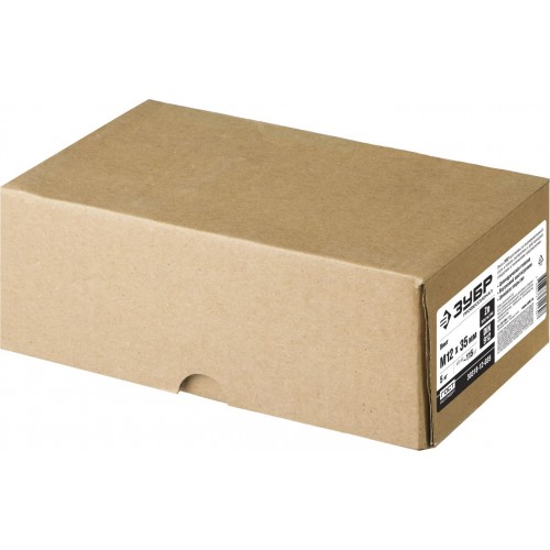 ЗУБР М12x35 мм, 5 кг (115 шт.), кл. пр. 8.8, оцинкованный, винт DIN 912 30318-12-035