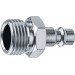 ЗУБР 1/2"M, рапид штуцер (папа), переходник для пневмоинструмента 64915-1/2 Профессионал