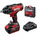 ЗУБР 18В, 1 АКБ, в кейсе, аккумуляторный гайковерт ударный ГУЛ-410-41 Мастер