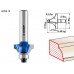 ЗУБР 19 x 7 мм, радиус 3.2 мм, фреза кромочная калевочная №1 28700-19 Профессионал
