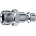 ЗУБР 3/8"M, рапид штуцер (папа), переходник для пневмоинструмента 64915-3/8 Профессионал