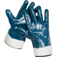 ЗУБР L, с полным нитриловым покрытием, перчатки рабочие 11270-L Профессионал