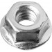 ЗУБР DIN 6923 с фланцем, M4, 5 кг, кл. пр. 8, оцинкованная гайка 303630-04