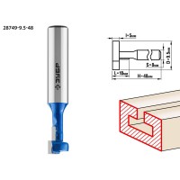 ЗУБР 9.5 x 10 мм, высота 5 мм, фреза пазовая Т-образная №1 28749-9.5-48 Профессионал