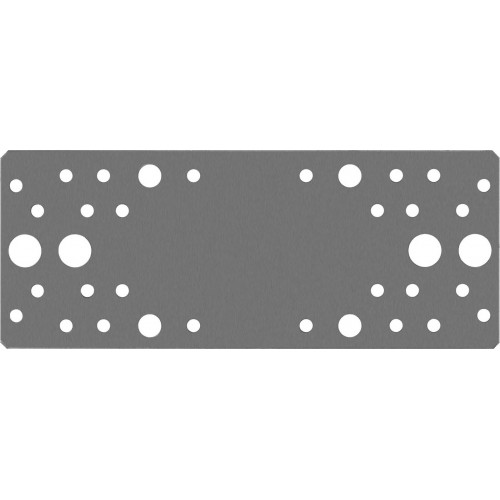 ЗУБР 200 x 80 x 2 мм, крепежная пластина КП-2.0 310236-200-80