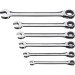 ЗУБР 6 шт, 8 - 17 мм, набор комбинированных гаечных ключей трещоточных 27074-H6_z01