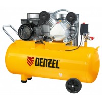 Компрессор пневматический, 2.2 кВт, 370 л/мин, 100 л Denzel 58091
