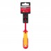 Отвертка Insulated, SL3 x 80 мм, CrMo, до 1000 В, двухкомпонентная рукоятка Matrix Professional