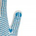 Перчатки трикотажные усиленные, с ПВХ точкой, 7 класс вязки Россия