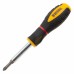 Отвертка комбинированная, SL3/16"-PH1, SL1/4"-PH2, 3-х компонентная рукоятка// Denzel