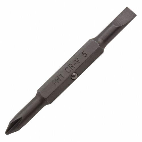 Отвертка комбинированная, SL3/16"-PH1, SL1/4"-PH2, 3-х компонентная рукоятка// Denzel