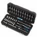 Набор инструментов, 1/4", CrV, 120 зубьев, 42 предмета Gross