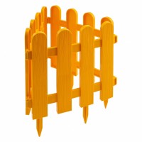 Забор декоративный "Классика", 29 х 224 см, желтый, Россия, Palisad 65002