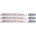 Полотна для электролобзика по дереву, 3 шт, T101BF, 75 x 2.5 мм, Bimetal Matrix Professional