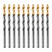Сверло по металлу, 4,8 мм, HSS-Tin, Golden Tip, 10 шт. Denzel