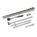 Набор инструментов, 1/2", CrV, 120 зубьев, 24 предмета Gross