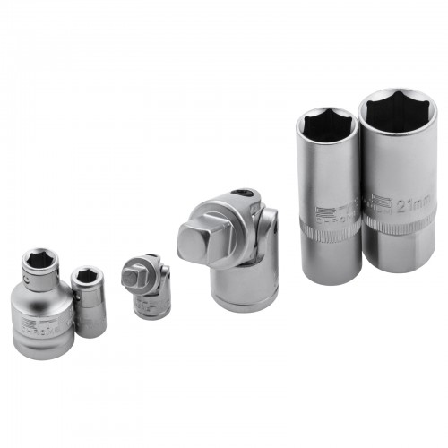 Набор инструментов, 1/4", 1/2", Cr-V, S2, усиленный кейс, 119 предметов Stels