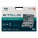 Набор инструментов, 1/4", 1/2", Cr-V, S2, усиленный кейс, 119 предметов Stels