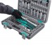 Набор инструментов 1/2", 1/4", CrV, 12 гранные головки, пластиковый кейс, 109 предмета Stels