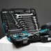 Набор инструментов, 1/4", 1/2", CrV, 120 зубьев, 78 предметов Gross