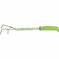 Рыхлитель 3 - зубый, 55 х 385 мм, стальной, пластиковая рукоятка, Flower Green, Palisad