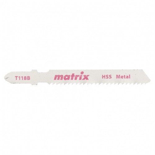 Полотна для электролобзика  по металлу, 3 шт, T118B, 50 x 2 мм, HSS Matrix