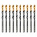 Сверло по металлу, 6 мм, HSS-Tin, Golden Tip, 10 шт. Denzel