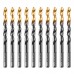 Сверло по металлу, 6,5 мм, HSS-Tin, Golden Tip, 10 шт. Denzel