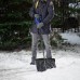 Лопата для уборки снега пластиковая, 460 х 335 х 1300 мм, металлопластиковый черенок, Palisad 61591