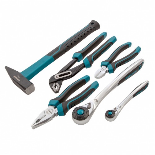 Набор инструментов, 1/4", 1/2", CrV, 120 зубьев, 115 предметов Gross