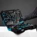 Набор инструментов, 1/4", 1/2", CrV, 120 зубьев, 76 предметов Gross