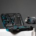 Набор инструментов, 1/4", 1/2", CrV, 120 зубьев, 76 предметов Gross