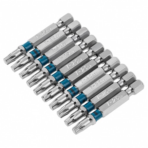 Бита Torx 25 х 50, сталь S2, 10 шт. Gross