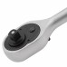 Ключ-трещотка 1/4", CrV, 72 зуба, с быстрым сбросом, матовый хром Stels