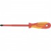 Отвертка диэлектрическая SL4 х 100 мм, CrMo, до 1000 В, двухкомпонентная рукоятка Gross