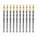 Сверло по металлу, 3,2 мм, HSS-Tin, Golden Tip, 10 шт. Denzel