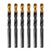 Сверло по металлу, 11 мм, HSS-Tin, Golden Tip, 6 шт. Denzel
