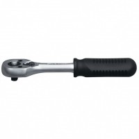 Ключ-трещотка 1/4", CrV, 45 зубьев, с быстрым сбросом, хром Matrix