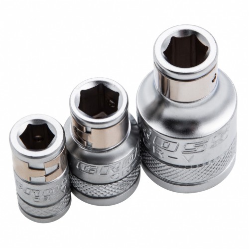 Набор инструментов, 1/2", 3/8", 1/4", CrV, 120 зубьев, 216 предметов Gross
