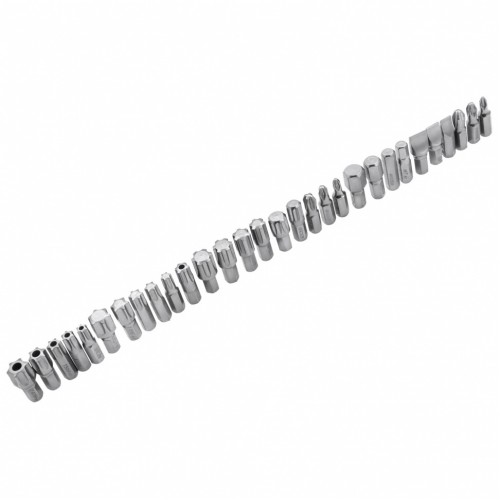 Набор инструментов, 1/2", 3/8", 1/4", CrV, 120 зубьев, 216 предметов Gross