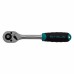 Ключ-трещотка 3/8", CrV, 72 зуба, с быстрым сбросом, матовый хром Stels