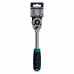 Ключ-трещотка 3/8", CrV, 72 зуба, с быстрым сбросом, матовый хром Stels