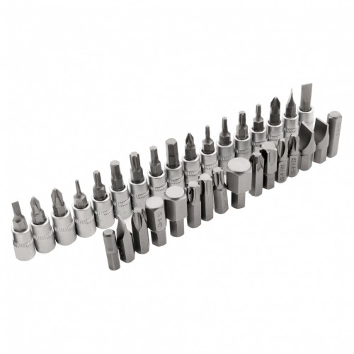 Набор инструментов 82 предмета, CrV, 1/2", 1/4" Сибртех