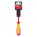 Отвертка Insulated, SL4 x 100 мм, CrMo, до 1000 В, двухкомпонентная рукоятка Matrix Professional