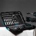 Набор инструментов, 1/2", 3/8", 1/4", CrV, 120 зубьев, 216 предметов Gross
